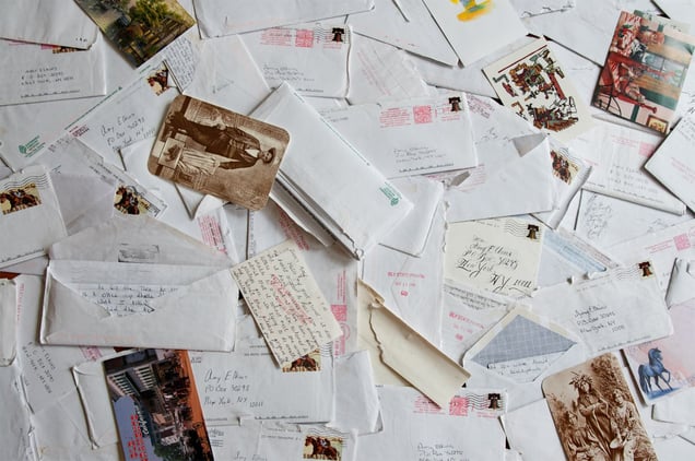 An Accumulation of Prison Correspondence © Amy Elkins