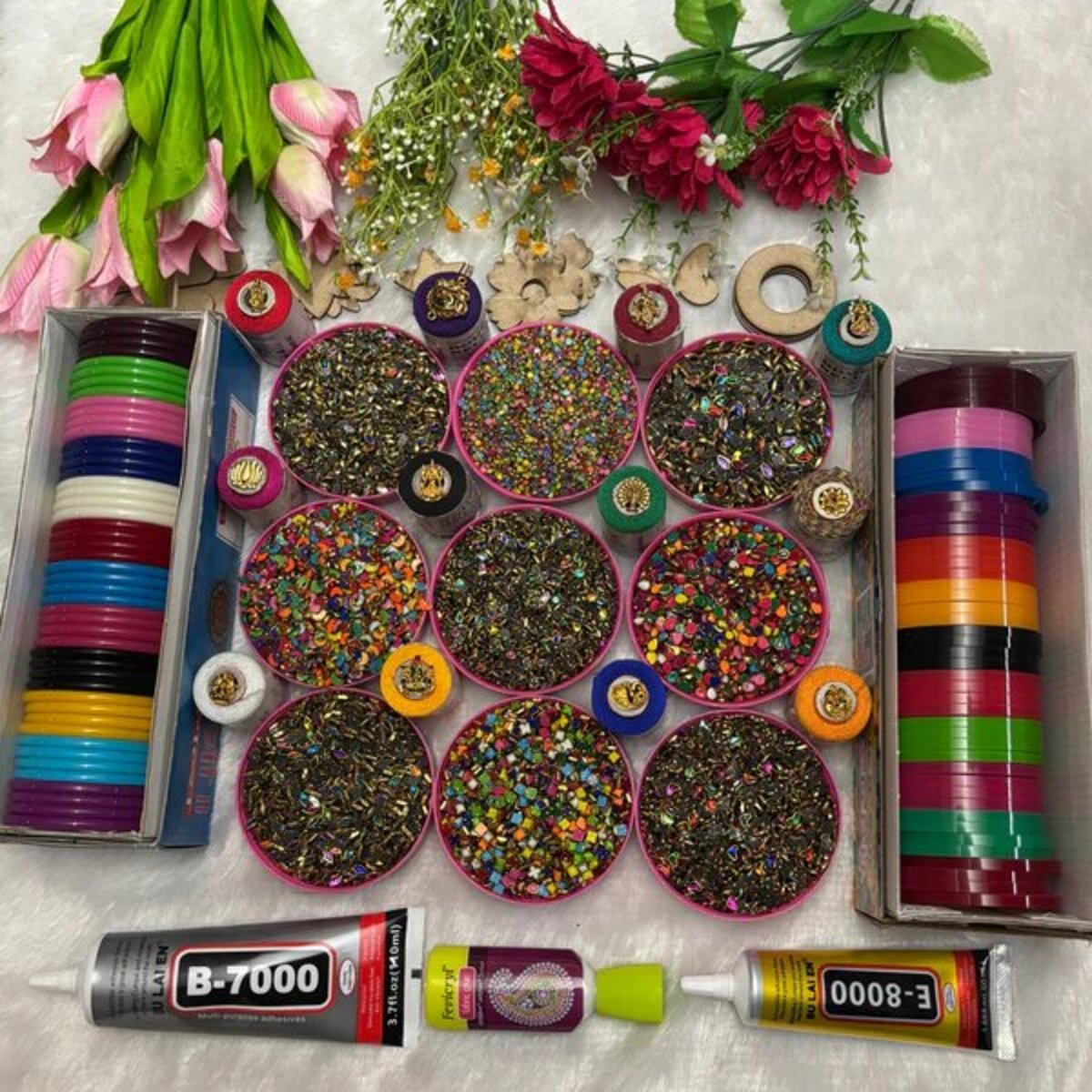 Premium Silk Thread & Aari Work Materials Kit | Ray Aari Shop