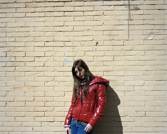 Liceo Elsa Morante, Scampia, Naples.
Angela, 18 years old.
© Valerio Spada.