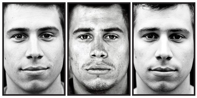 Luke, age 25. From the series "Here are the Young Men (Marked)" © Claire Felicie