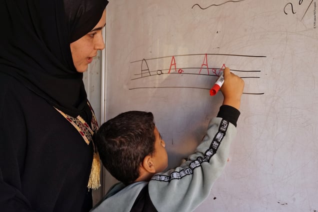 Documentation of a primary literacy class, 5