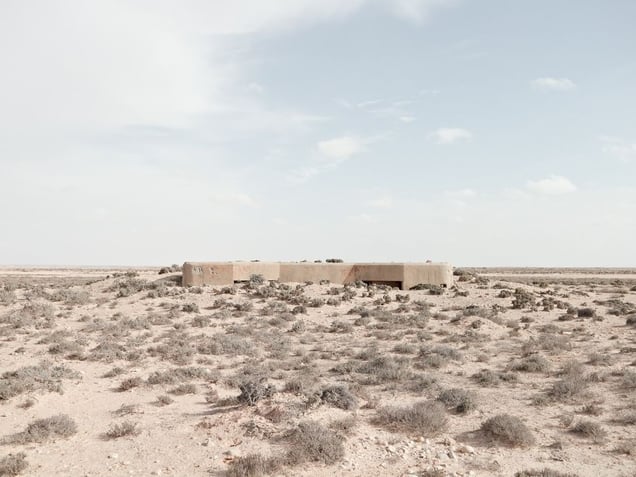 Pillbox, Mareth Line, Tunisia | From the book "Topography is Fate: North African Battlefields of World War II" | © Matthew Arnold Photography