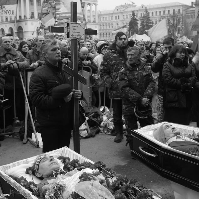 Ukraine Revolution, Kiev, February 2014 © Alfred Yaghobzadeh
