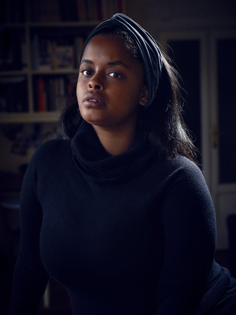 Rinda Ferede Nigusse, a twenty-three year old make-up artist with Ethiopian origins. 
Rinda was born in Tripoli, Libya, nonetheless, shortly after the family was forced to flee due to the Ethiopian and Eritrean conflict. Indeed, when Rinda was just 11 months, her mother was deceived into joining a prostitution ring once she realised and refused to join, she was killed. Ultimately in 2001, acknowledging the dangers of Libya her father decides to flee to Italy with Rinda on a boat crossing the Mediterranean Sea. 
Now, Rinda lives in Milan with her father and Renata, her legal guardian until she turned of aged.