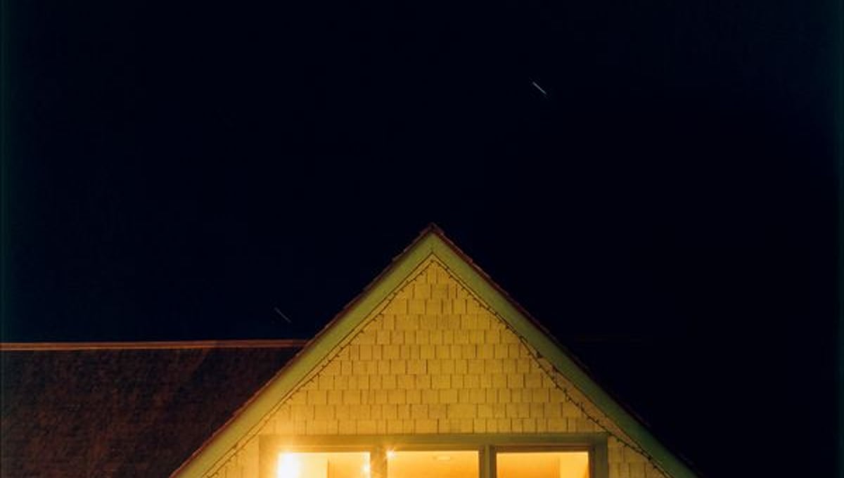 Our House at Night, Self Portrait with Doug.
Camden, Maine, 2006. © Cig Harvey.