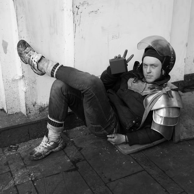 Ukraine Revolution, Kiev, February 2014 © Alfred Yaghobzadeh