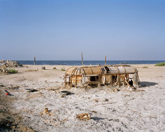 Flooded RV, from the series, Transience © Stephen Chalmers