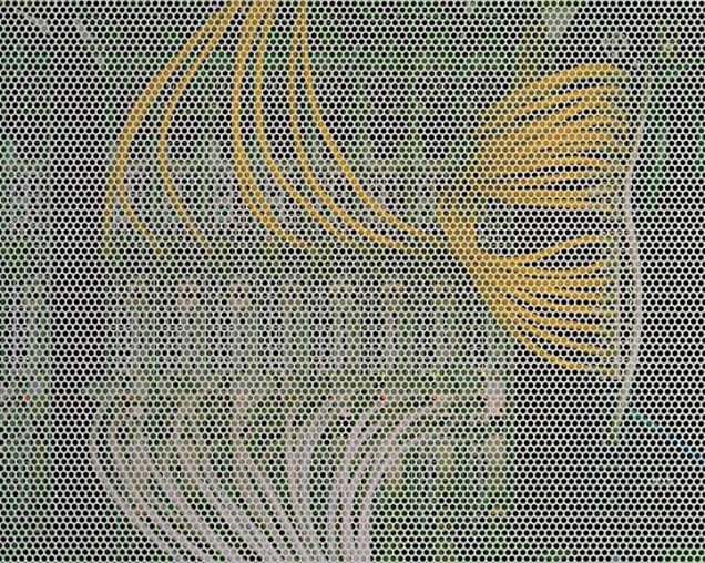 Part of the supercomputer that designs France’s supercomputers. From "Forensic Traces of War" © Simon Norfolk