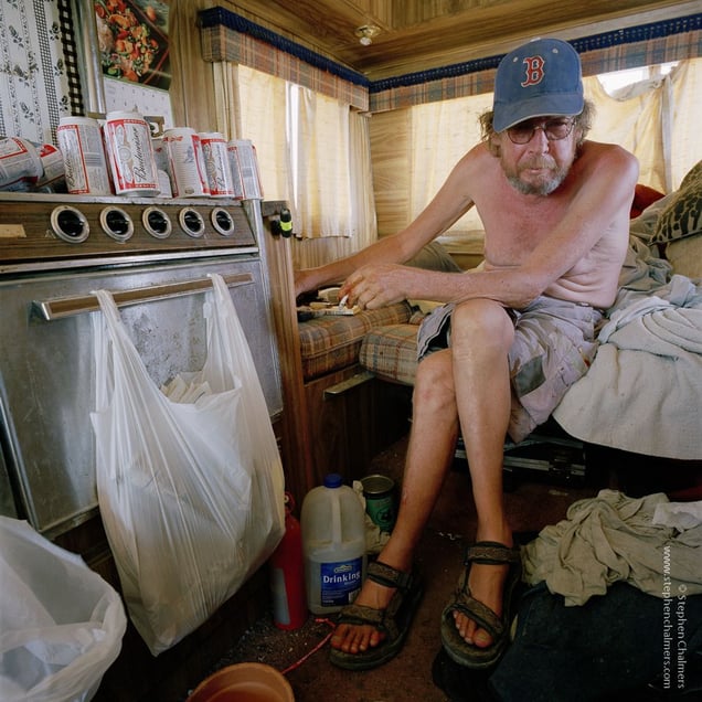 Mike Bright (51), from the series, Transience © Stephen Chalmers