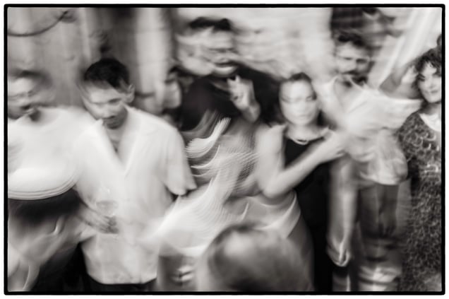 Israel, Jerusalem, black and white photo, street, wedding