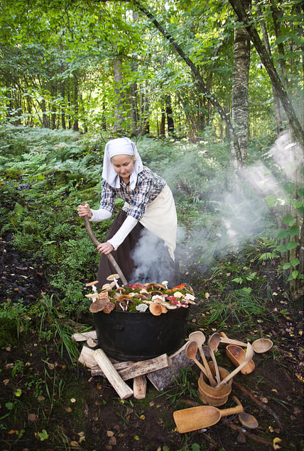 'Myrkynkeittäjä' from the series 'Vieraalla maalla (In a Foreign Place)'