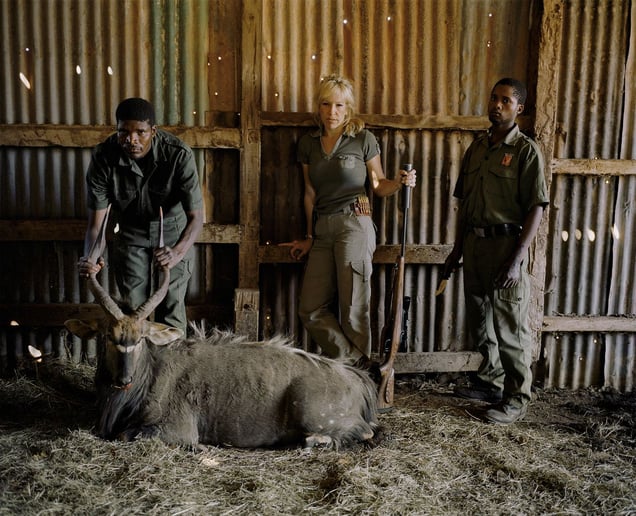 huntress, nyala, skinners, eastern cape, south africa-from the series 'hunters'-David Chancellor