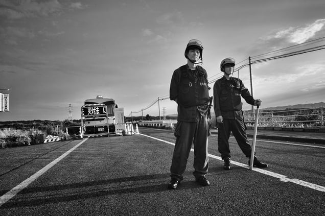 Check point, from the series Fukushima "No Go" Zone, © Pierpaolo Mittica.