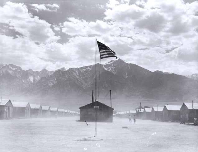 Manzanar Relocation Center, Manzanar, California, July 3, 1942