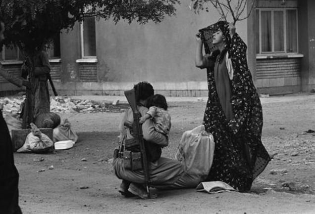 Iran. Iranian Kurdistan. 1979. From the book "War Photographer: Between Shadow and Light" © Christine Spengler