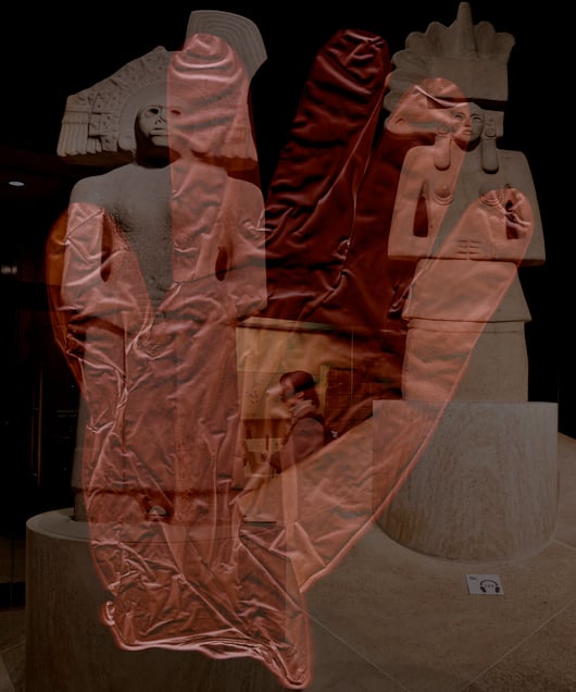 Olmec, Maya, Aztec and Mixtec statues