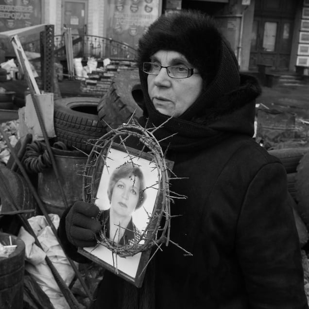 Ukraine Revolution, Kiev, February 2014 © Alfred Yaghobzadeh