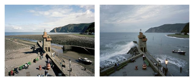 Grand Prize Winner, Portfolio Category Lens Culture International Exposure Awards 2011
Lynmouth, Devon. 17 September 2005. Low water 12:45 pm, high water 7:30 pm, from the series Sea Change © Michael Marten