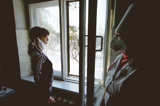Irina, 1967. Diagnosis: MDR TB. Dzerzhinsk TB hospital, Donbass,  January 2011.