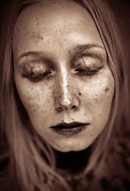 Erica, 2011 from the series Astra Velum.  
11 x 14 inch photogravure. 
© Fritz Leidtke.