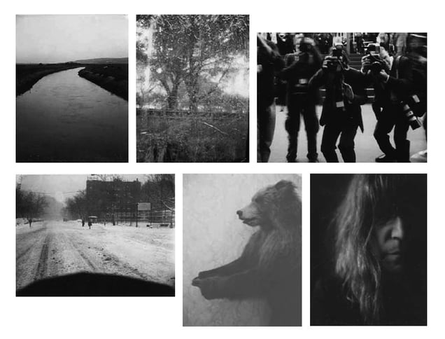 Polaroid photos by Patti Smith, from the exhibition "Land 250" at Fondation Cartier pour lart contemporain, Paris, March 28  June 22, 2008
© Patti Smith © Fondation Cartier pour lart contemporain