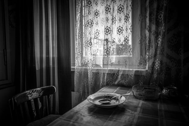 I am looking at a man I don't recognize. He's looking back at me. It took me fifteen years to be here, sitting across from my father.