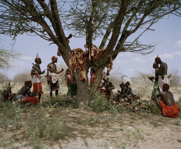 lmuget le nkarna # XXII, sasaab village, westgate community conservancy, northern kenya-from the series 'with butterflies and warriors'-David Chancellor-