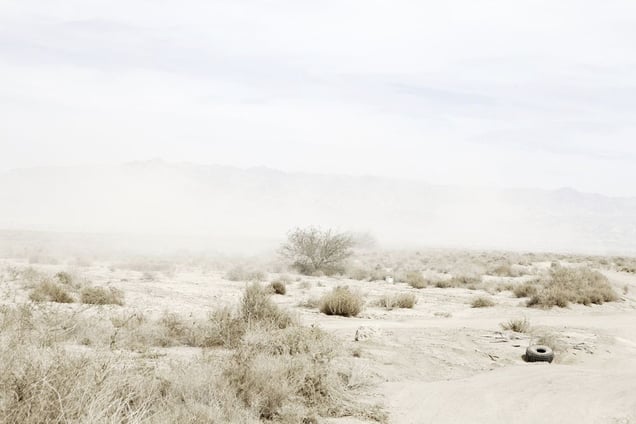 Afternoon wind. Somewhere near the Salton Sea.