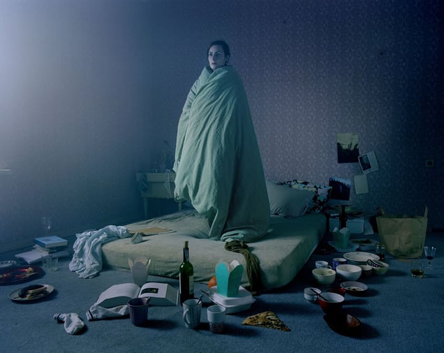 Woman in Bed, from the Leakage series, 2011. Courtesy of the artist.