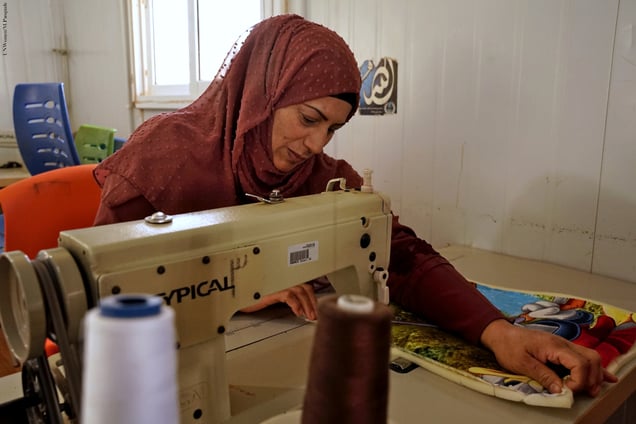 Documentation of a sewing workshop, 5