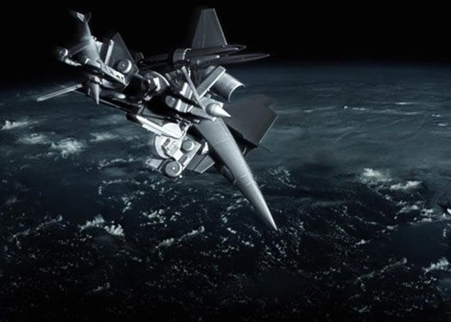 Pin Zhuang series, Starfighter, 2001, Type C-print, 120 x 160 cm © Joan Fontcuberta