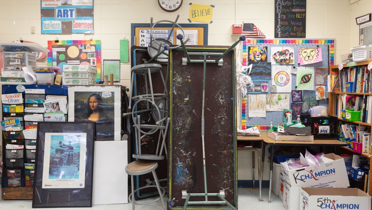Barricade - Elementary School Art Classroom