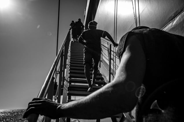 Migrant rescue off the coast of Libya