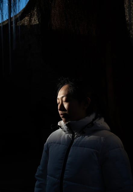 On December 22, 2023, in Fuzhou, Fujian Province, China, Lin Bingqing is recalling the most 
impressive thing about her treatment for leukemia.