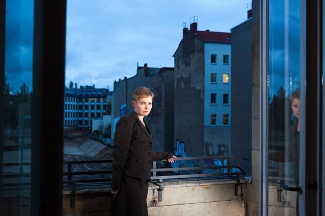 Woman on Balcony (2013)