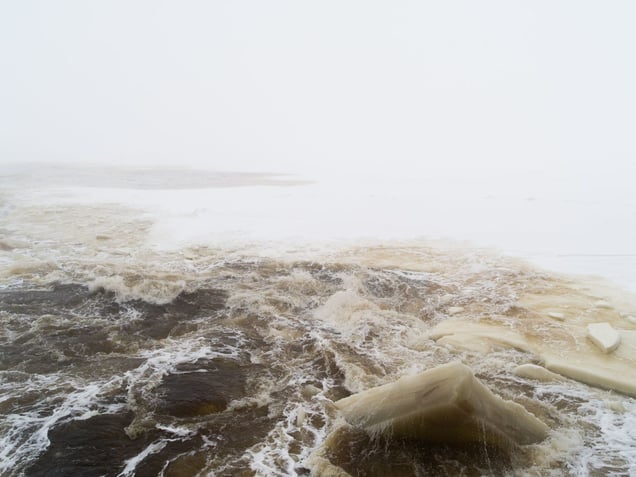 Strait of the Ob river.