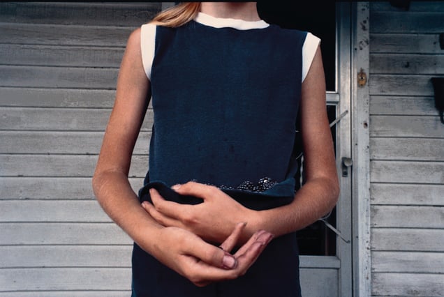 Girl Holding Blackberries, 1975