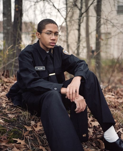 Sharrod (white sock). From the series "I slowly watched him disappear" © Jason Hanasik