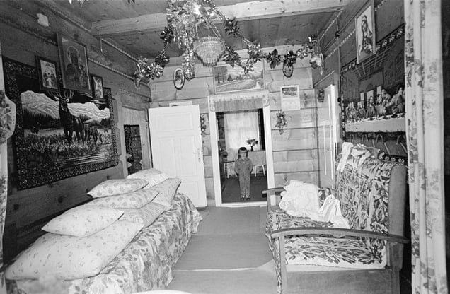 Zofia Rydet, Sociological Record, Podhale, Klikuszowa, 1978. People in Interiors cycle © Zofia Augustynska-Martyniak
