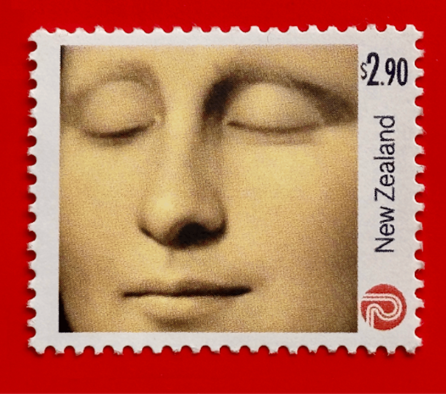 New Mona Lisa Postage Stamp, New Zealand