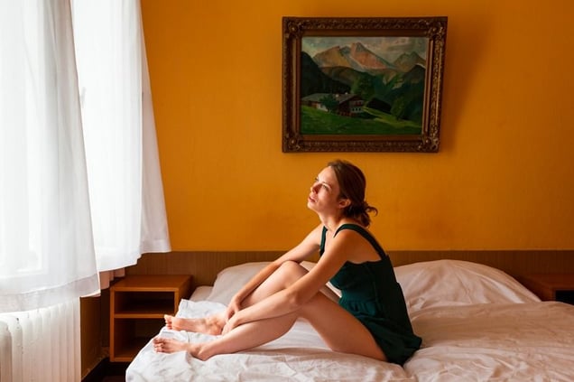 Woman by Open Window (2013)