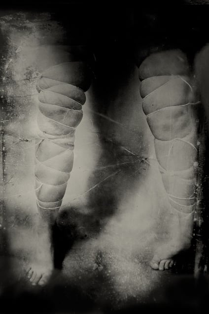 That Which Was Inanimate. 10"x14" Tintype. From the series "Soma" © Michelle Rogers Pritzl