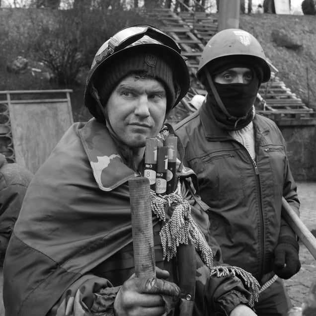 Ukraine Revolution, Kiev, February 2014 © Alfred Yaghobzadeh