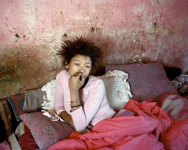 Michelle, Mallies household, Rustdene Township, 2008 © Mikhael Subotzky/Magnum Photos