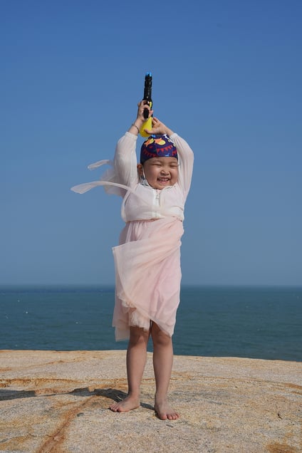 On July 13, 2024, in Zhangzhou City, Fujian Province, China, Fang Jiaqi is recalling the most 
impressive thing about her treatment for leukemia.