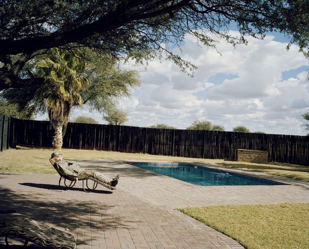 untitled hunter, lion hunting, kalahari, northern cape, south africa-from the series 'hunters'-David Chancellor