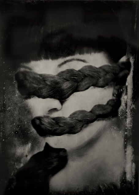The Task of Remembrance. 10"x14" Tintype. From the series "Soma" © Michelle Rogers Pritzl Rogers Pritzl