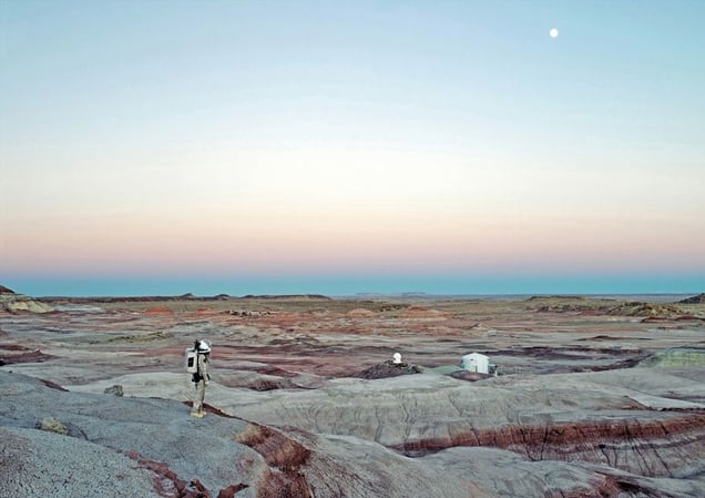 Mars Desert Research Station #11 [MDRS], Mars Society, San Rafael Swell, Utah, USA, 2008 © Vincent Fournier