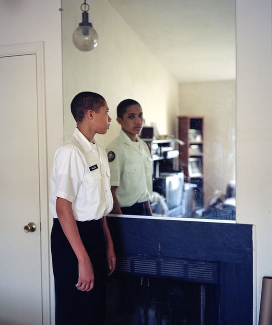 Sharrod (double portrait). From the series "I slowly watched him disappear" © Jason Hanasik