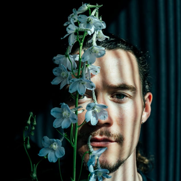 Xuân with Delphiniums
